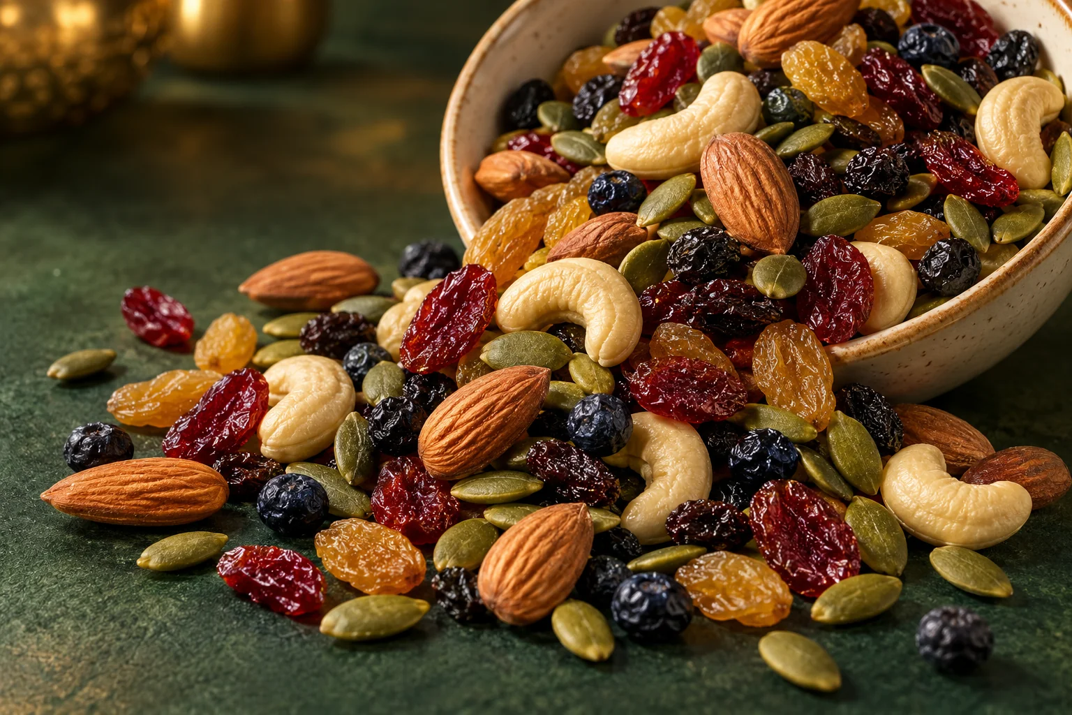 Mix of nuts, seeds and berries